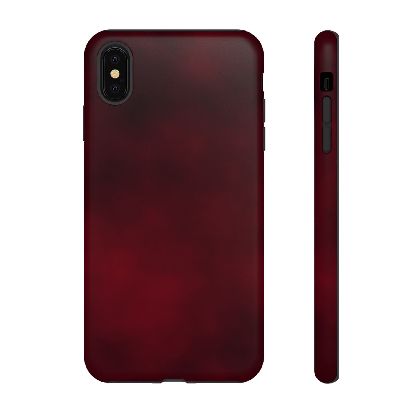 Vintage Burgundy Cherry Phone Case – Elegant Floral Design for iPhone 17 & Samsung Galaxy | Tough Protective Cover - JGUS