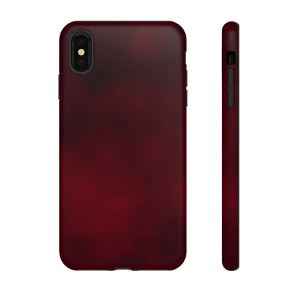 Vintage Burgundy Cherry Phone Case – Elegant Floral Design for iPhone 17 & Samsung Galaxy | Tough Protective Cover - JGUS