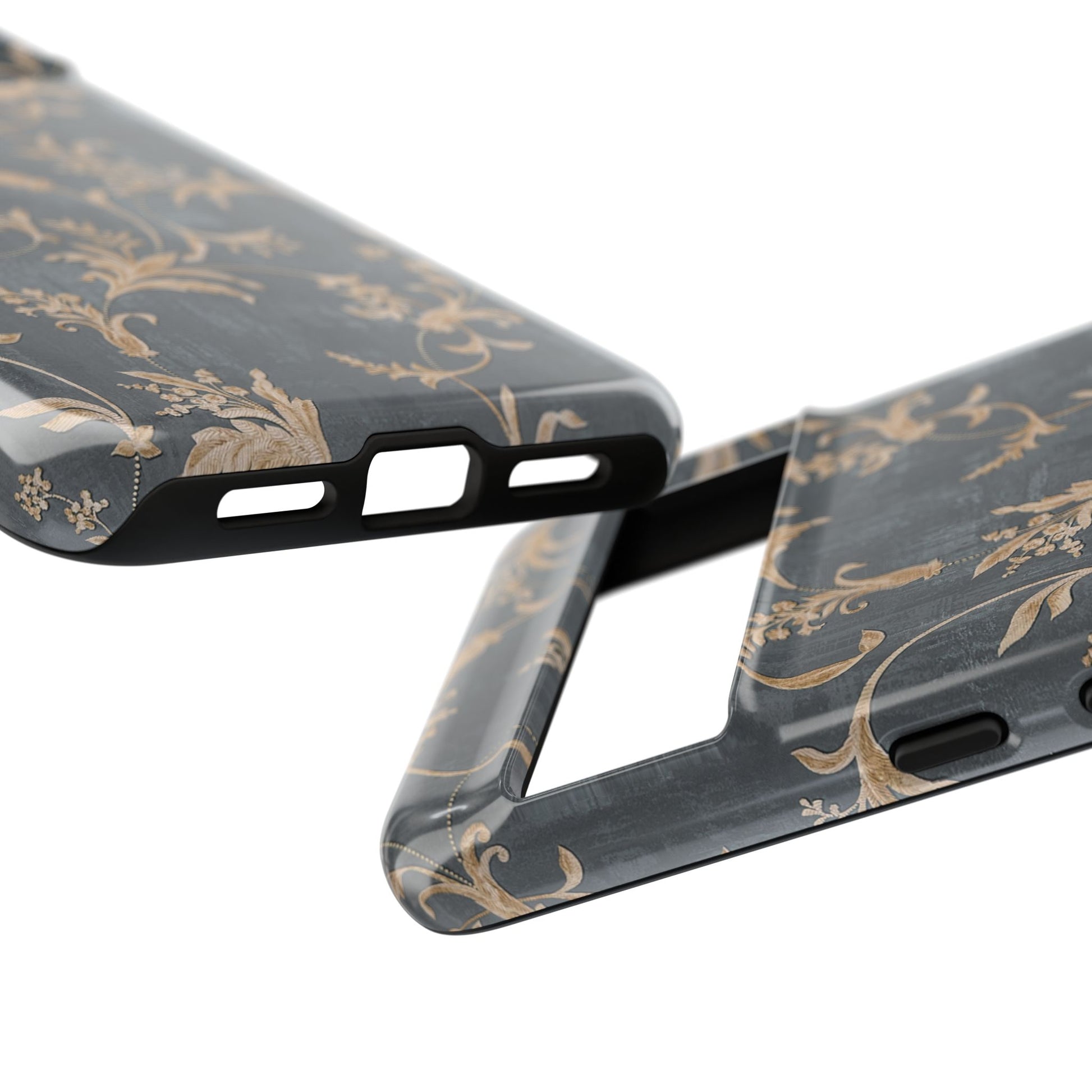 Old-Fashioned Flower Phone Case – Aesthetic Protective Cover for iPhone & Samsung - JGUS