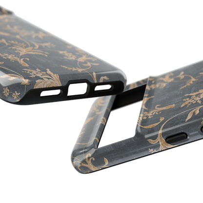 Old-Fashioned Flower Phone Case – Aesthetic Protective Cover for iPhone & Samsung - JGUS