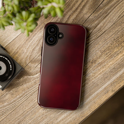 Vintage Burgundy Cherry Phone Case – Elegant Floral Design for iPhone 17 & Samsung Galaxy | Tough Protective Cover - JGUS