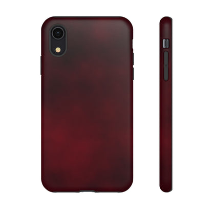 Vintage Burgundy Cherry Phone Case – Elegant Floral Design for iPhone 17 & Samsung Galaxy | Tough Protective Cover - JGUS