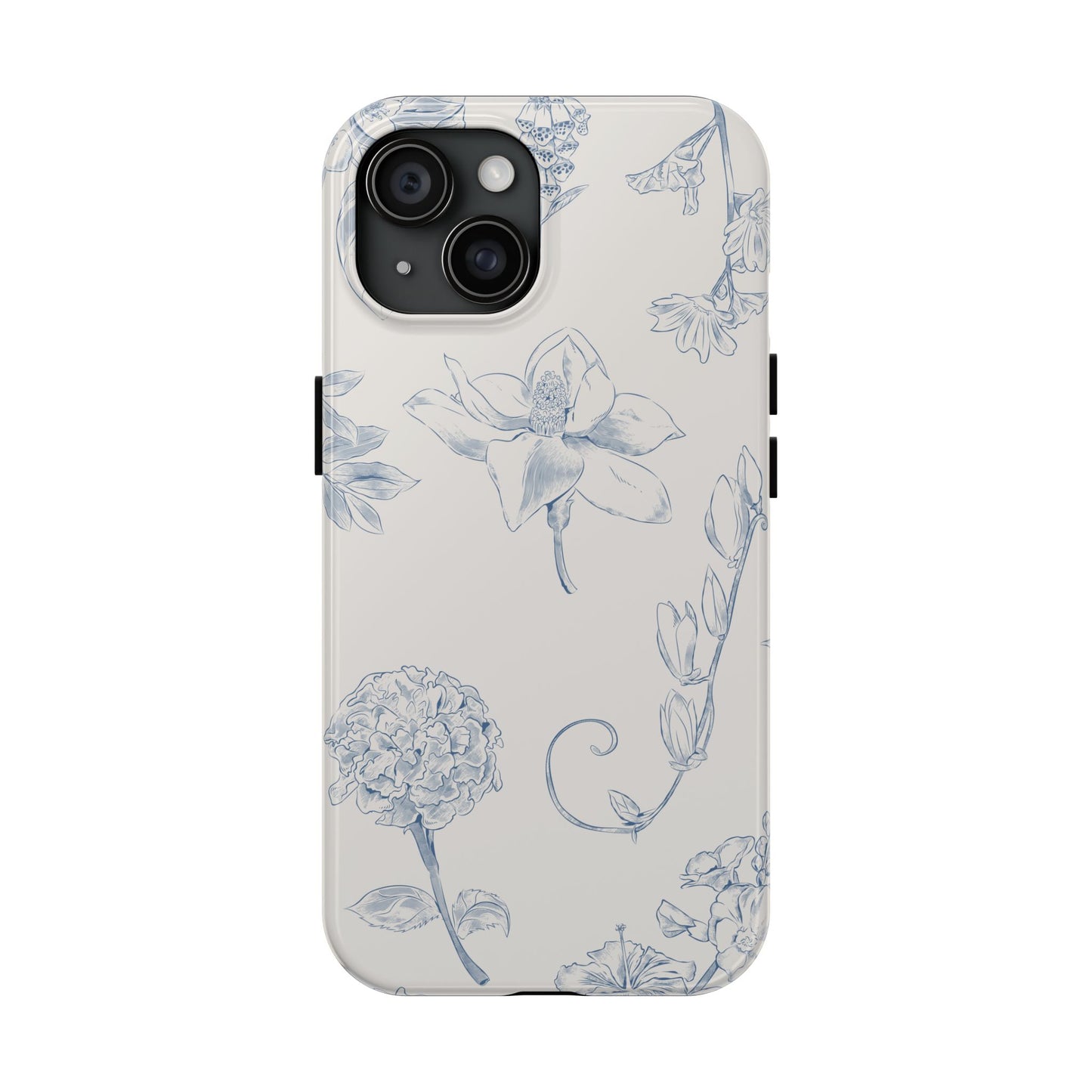Jasmine Sketch Phone Case – Artistic Design, Slim, Durable & MagSafe Compatible