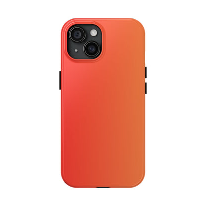 Vibrant Red Orange Phone Case