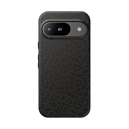 Retro Geometric Vibes Phone Case – 80s 90s Vintage Abstract Pattern for iPhone & Samsung - JGUS