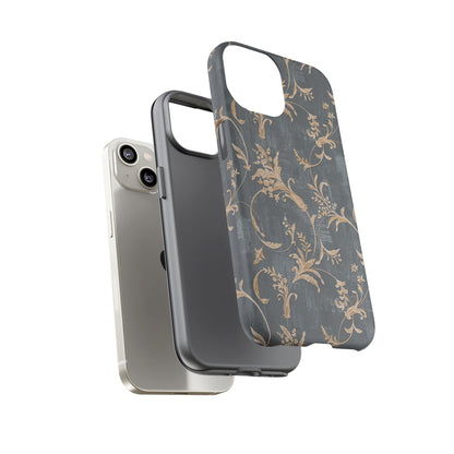 Old-Fashioned Flower Phone Case – Aesthetic Protective Cover for iPhone & Samsung - JGUS