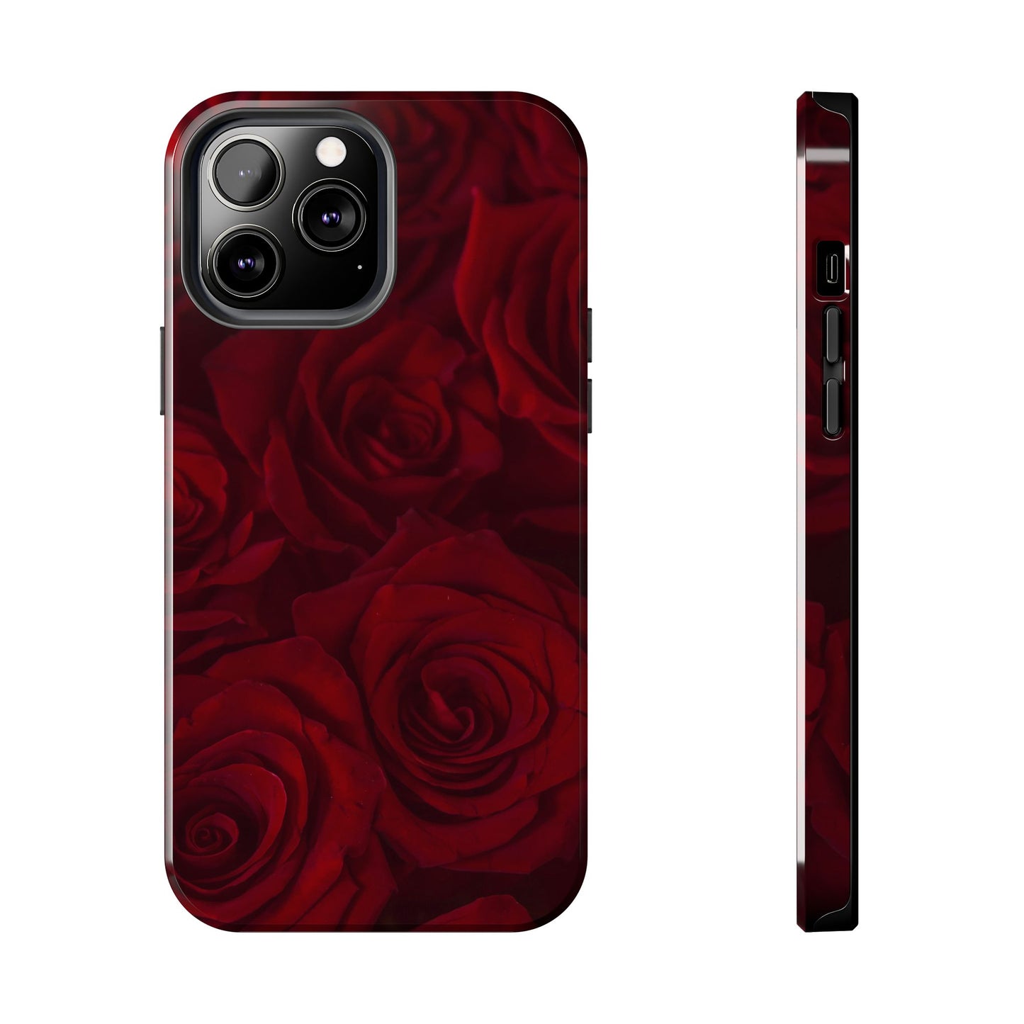 Velvet Rose - Burgundy Floral Phone Case