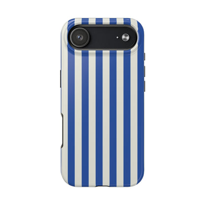Blue White Striped Phone Case