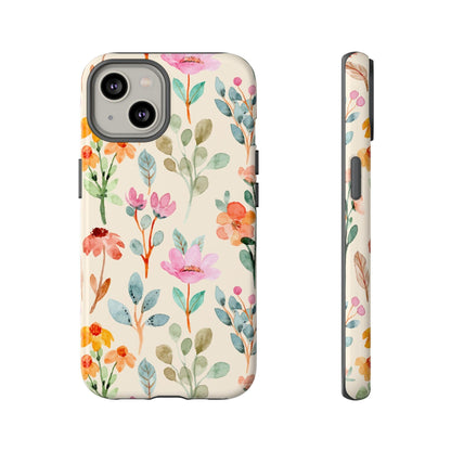 Petal Splash Watercolor Symphony Phone Case