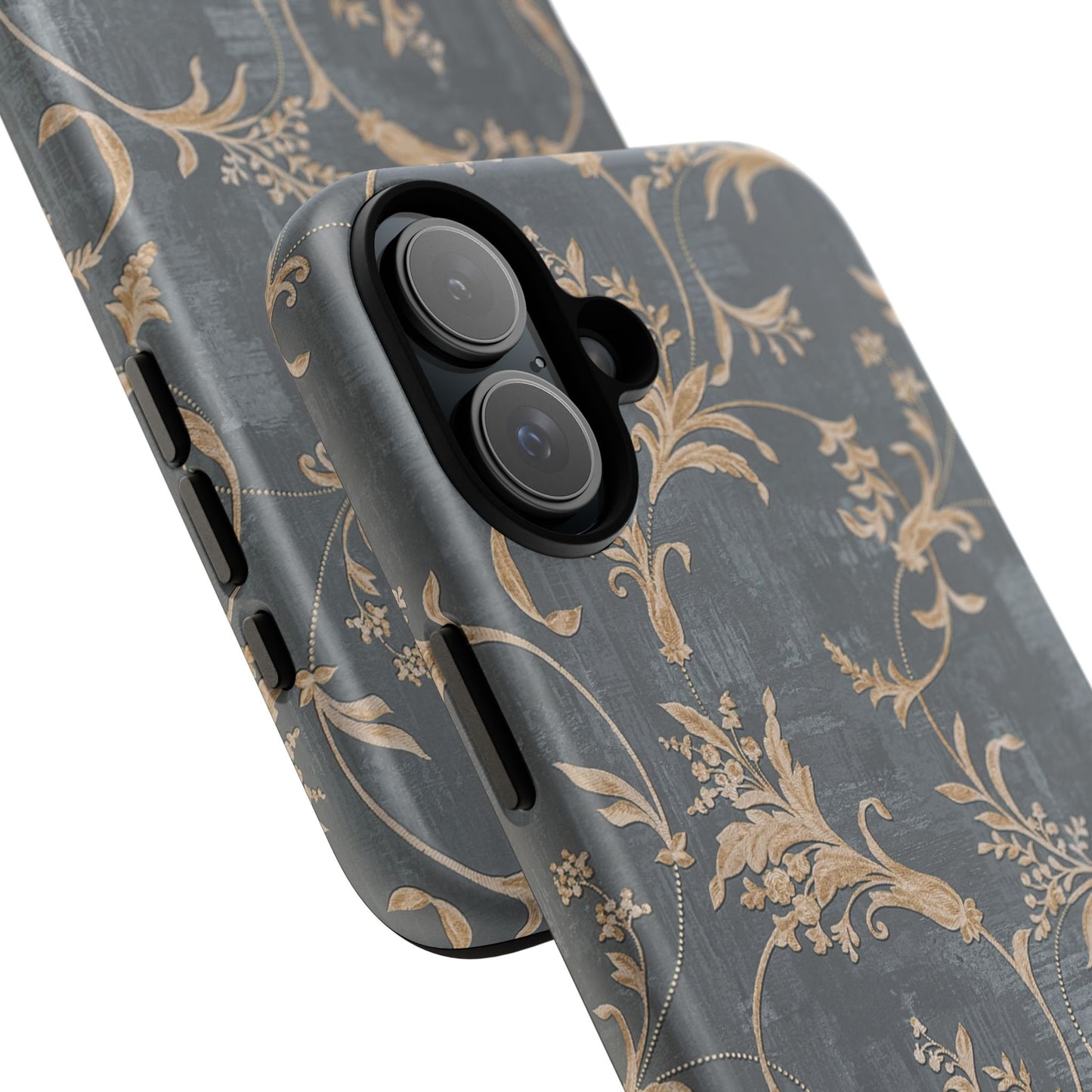 Old-Fashioned Flower Phone Case – Aesthetic Protective Cover for iPhone & Samsung - JGUS
