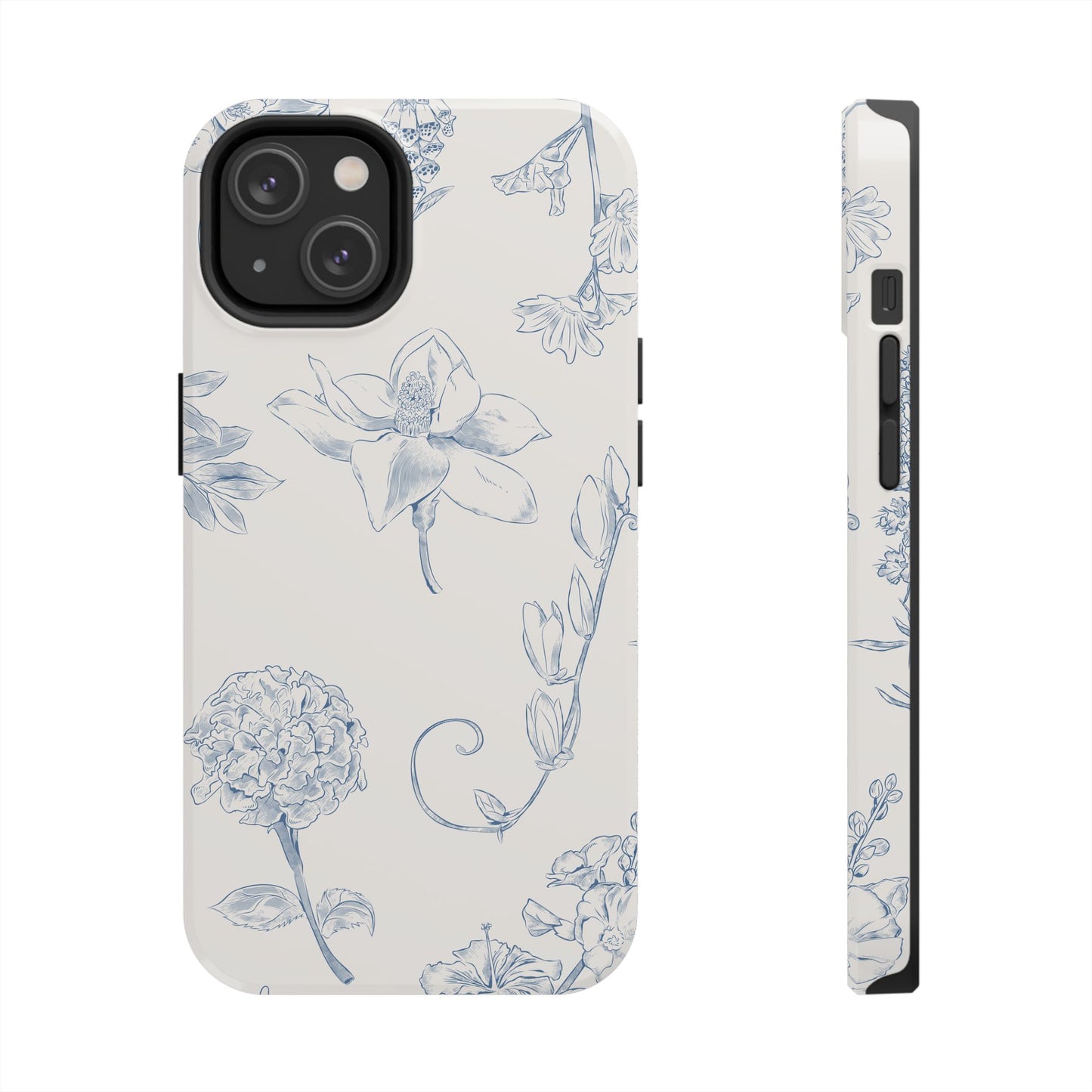Jasmine Sketch Phone Case – Artistic Design, Slim, Durable & MagSafe Compatible