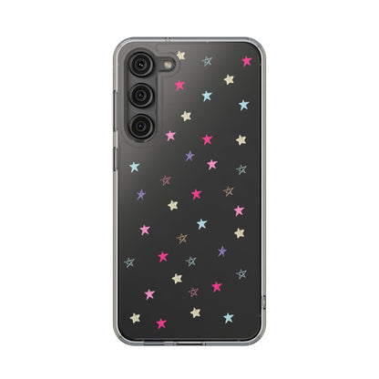 Star Pattern Clear Phone Case