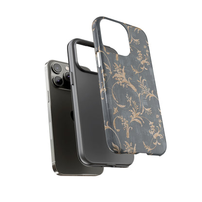 Old-Fashioned Flower Phone Case – Aesthetic Protective Cover for iPhone & Samsung - JGUS