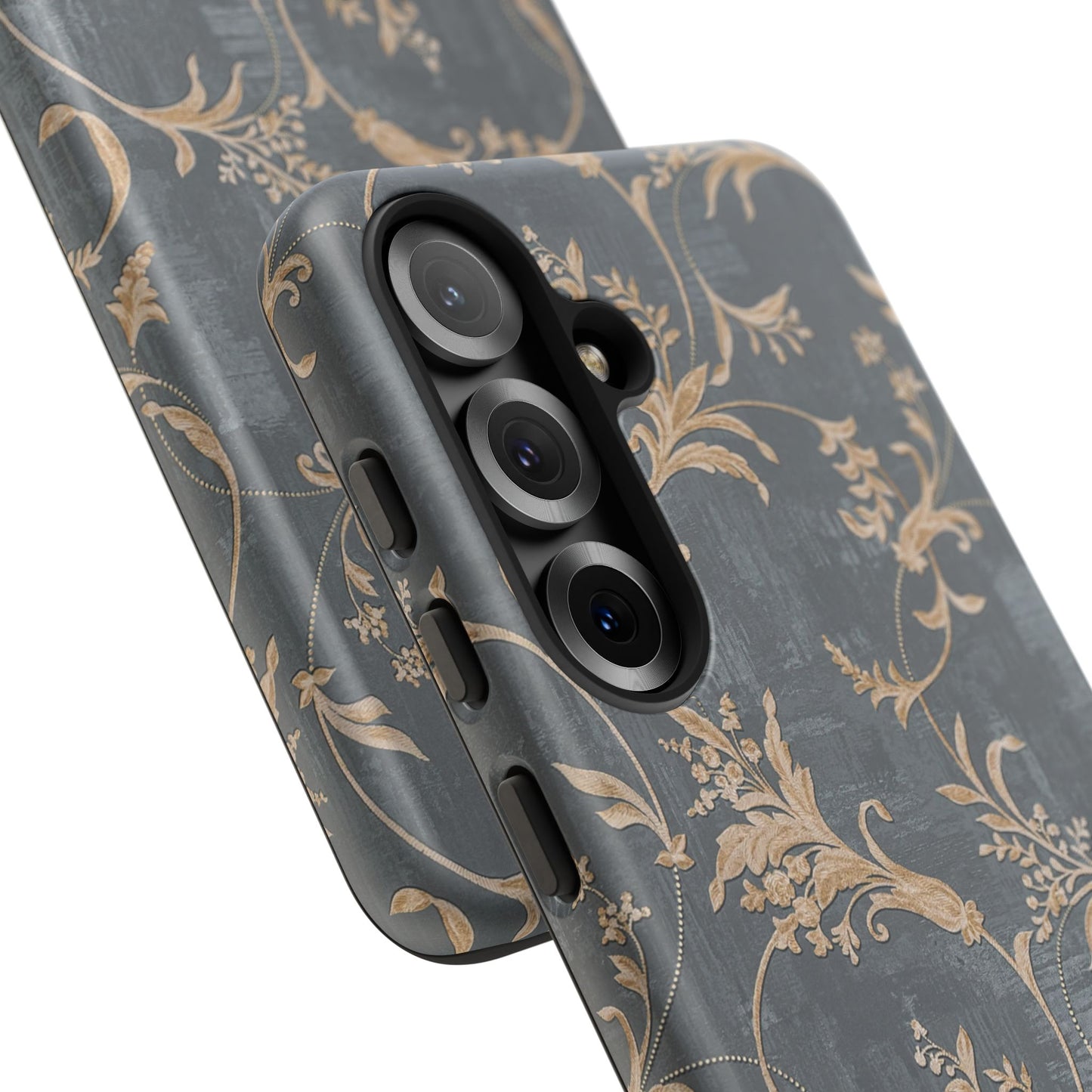 Old-Fashioned Flower Phone Case – Aesthetic Protective Cover for iPhone & Samsung - JGUS