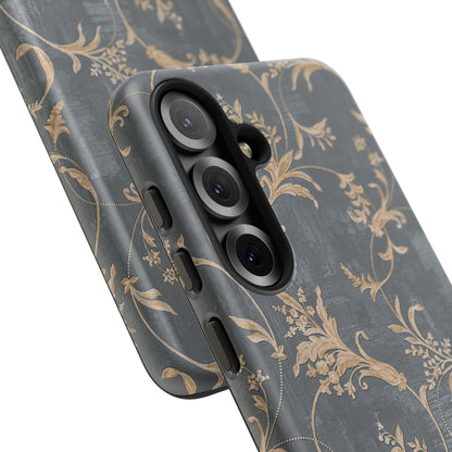 Old-Fashioned Flower Phone Case – Aesthetic Protective Cover for iPhone & Samsung - JGUS