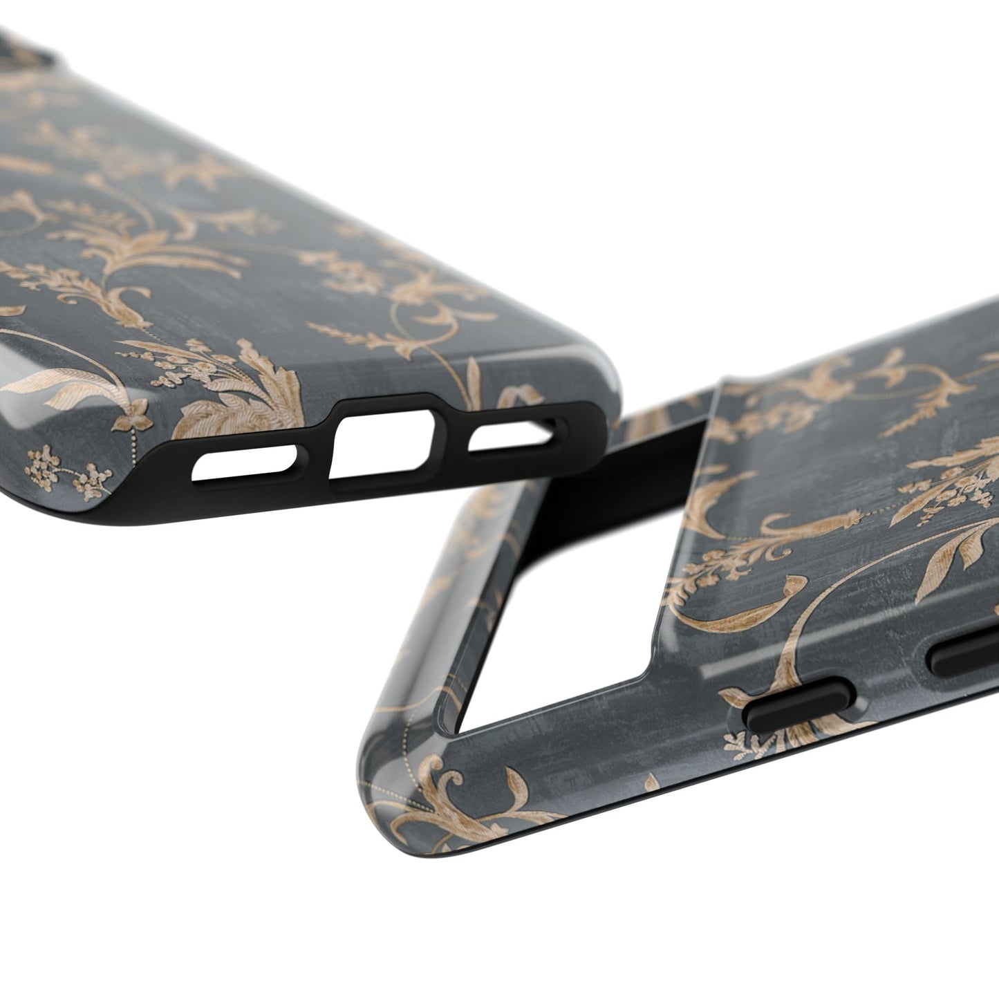 Old-Fashioned Flower Phone Case – Aesthetic Protective Cover for iPhone & Samsung - JGUS