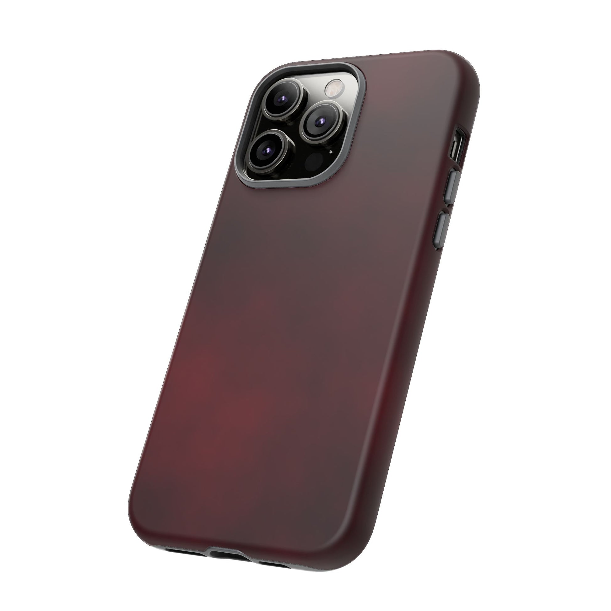 Vintage Burgundy Cherry Phone Case – Elegant Floral Design for iPhone 17 & Samsung Galaxy | Tough Protective Cover - JGUS