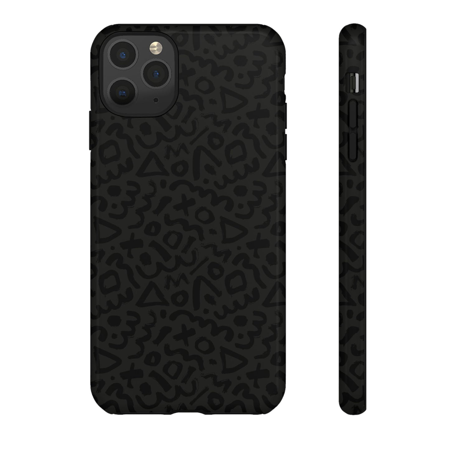 Retro Geometric Vibes Phone Case – 80s 90s Vintage Abstract Pattern for iPhone & Samsung - JGUS