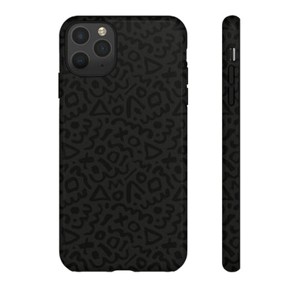 Retro Geometric Vibes Phone Case – 80s 90s Vintage Abstract Pattern for iPhone & Samsung - JGUS