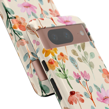 Petal Splash Watercolor Symphony Phone Case