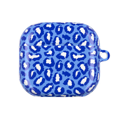 Leopard Vibes - Blue Edition Shockproof & Scratch-Resistant AirPods Case – Wireless Charging Compatible