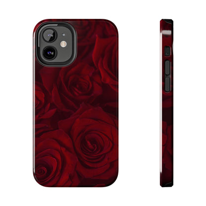 Velvet Rose - Burgundy Floral Phone Case