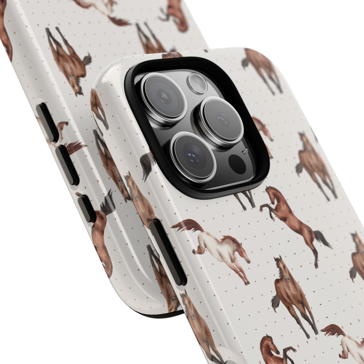 Wild Mustang Horse Pattern Phone Case – Stylish, Protective & Eco-Friendly - JGUS