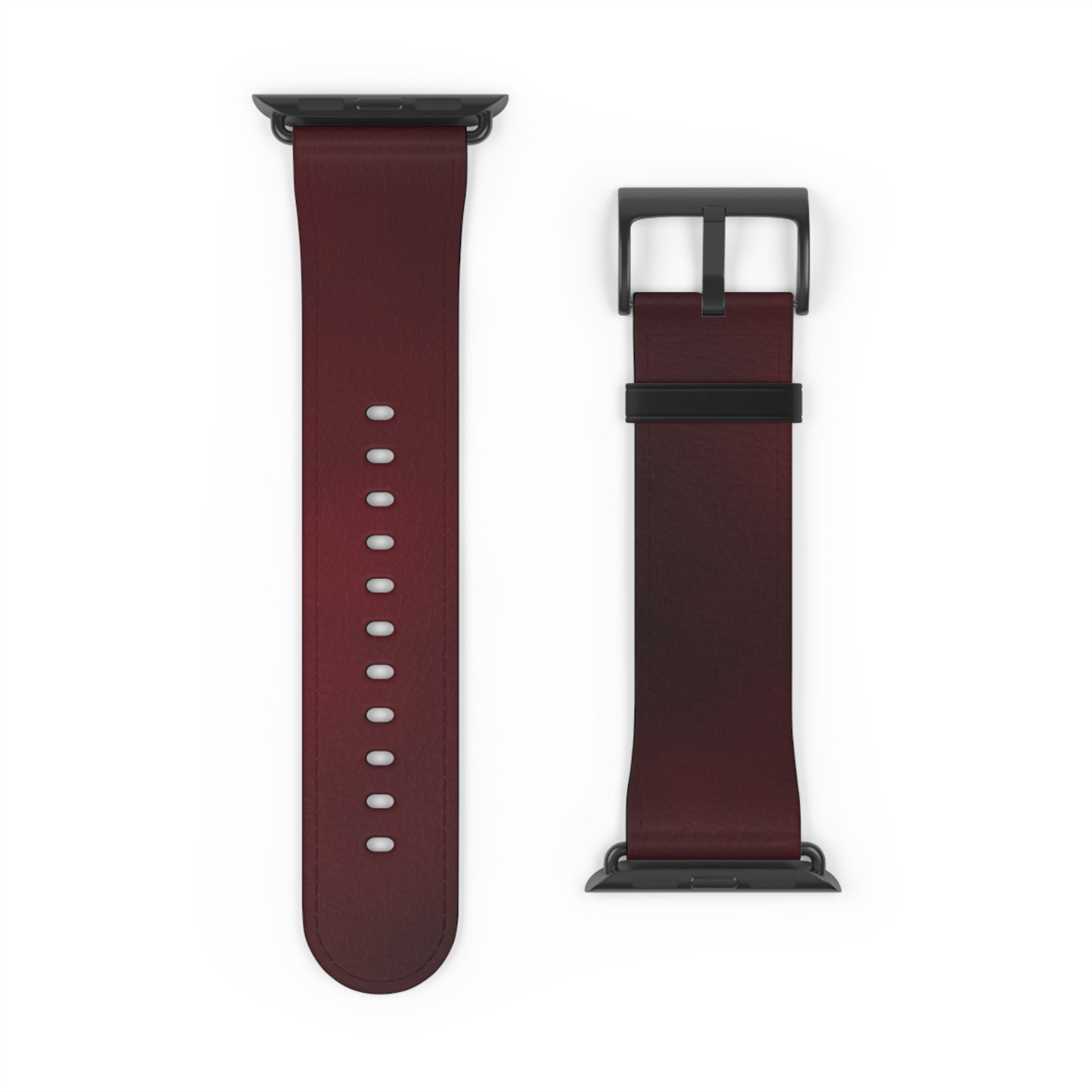 Vintage Burgundy Cherry Apple Watch Band – Sustainable, Stylish, and Comfortable