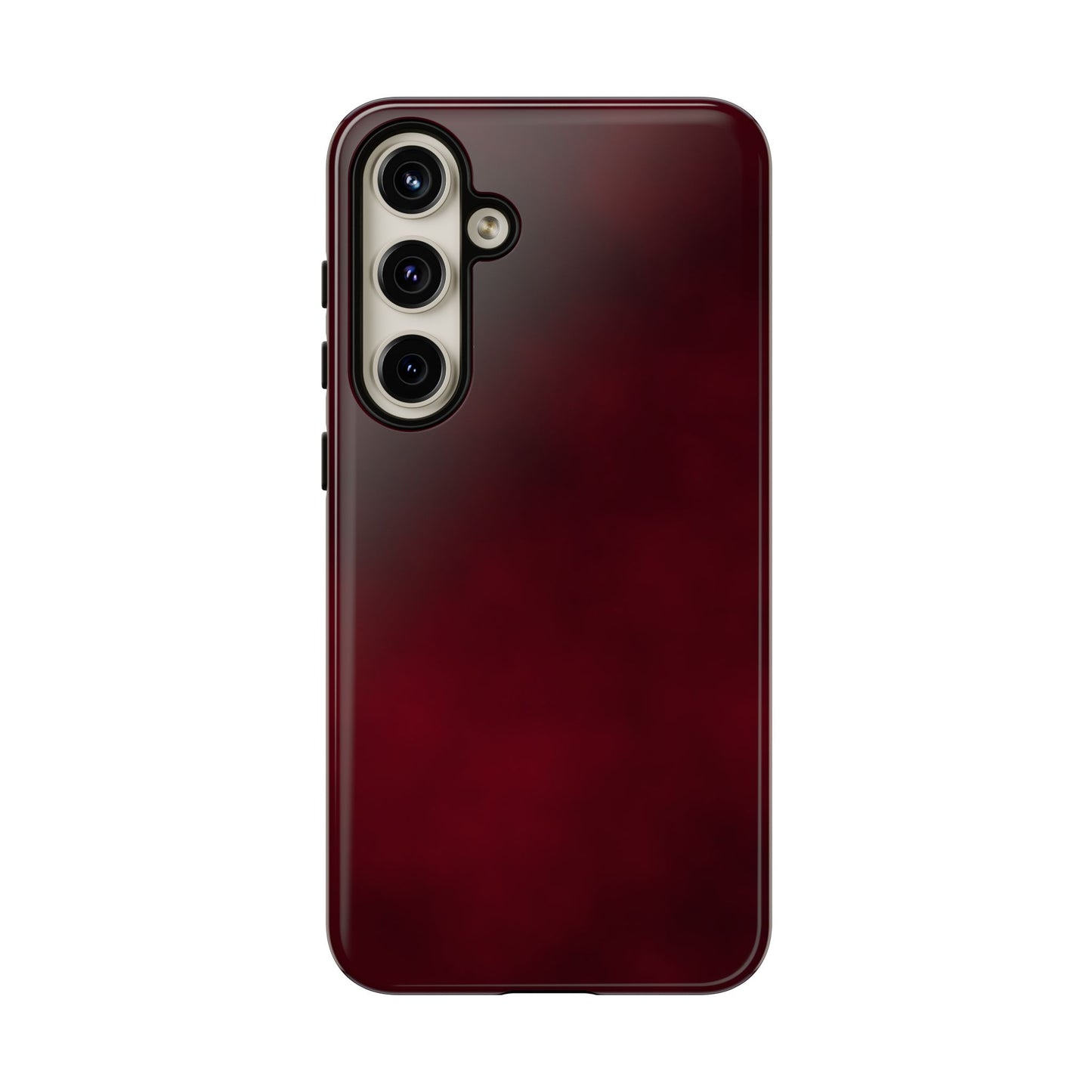 Vintage Burgundy Cherry Phone Case – Elegant Floral Design for iPhone 17 & Samsung Galaxy | Tough Protective Cover - JGUS