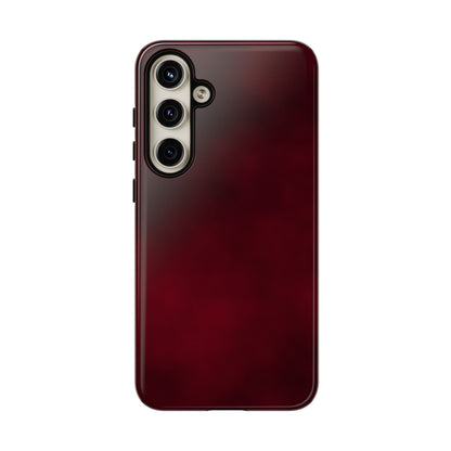 Vintage Burgundy Cherry Phone Case – Elegant Floral Design for iPhone 17 & Samsung Galaxy | Tough Protective Cover - JGUS