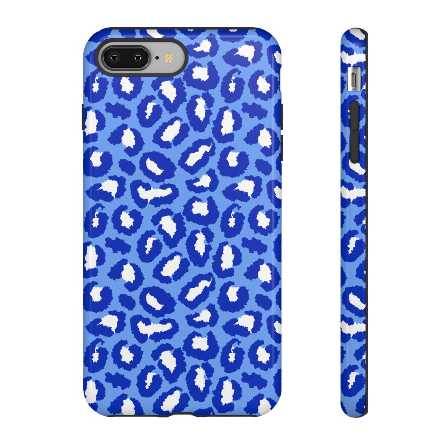 Leopard Vibes - Blue Edition Phone Case for iPhone & Samsung - Stylish & Durable Animal Print Case - JGUS