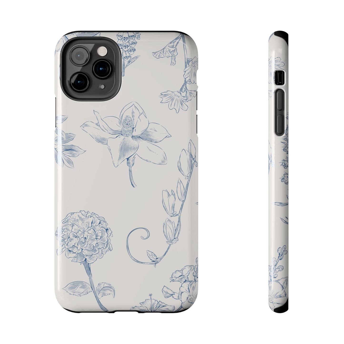 Jasmine Sketch Phone Case – Artistic Design, Slim, Durable & MagSafe Compatible