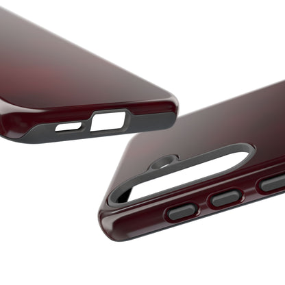 Vintage Burgundy Cherry Phone Case – Elegant Floral Design for iPhone 17 & Samsung Galaxy | Tough Protective Cover - JGUS