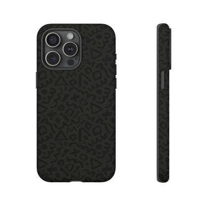 Retro Geometric Vibes Phone Case – 80s 90s Vintage Abstract Pattern for iPhone & Samsung - JGUS