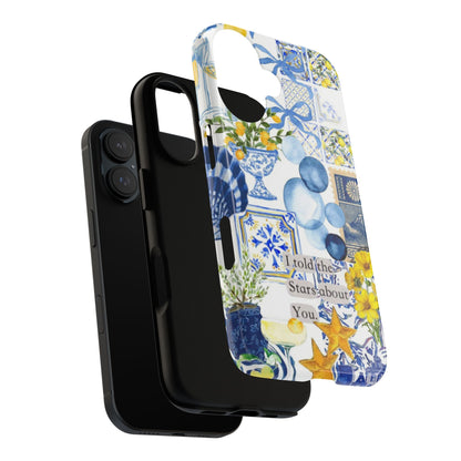 Lemon summertime collage Phone Case