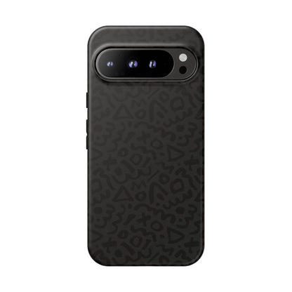 Retro Geometric Vibes Phone Case – 80s 90s Vintage Abstract Pattern for iPhone & Samsung - JGUS