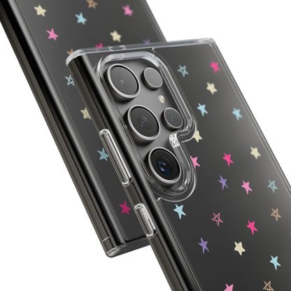 Star Pattern Clear Phone Case – Stylish & Durable Protection for Your Phone