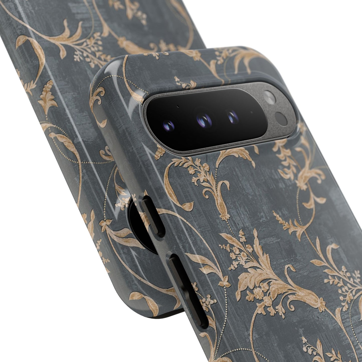 Old-Fashioned Flower Phone Case – Aesthetic Protective Cover for iPhone & Samsung - JGUS