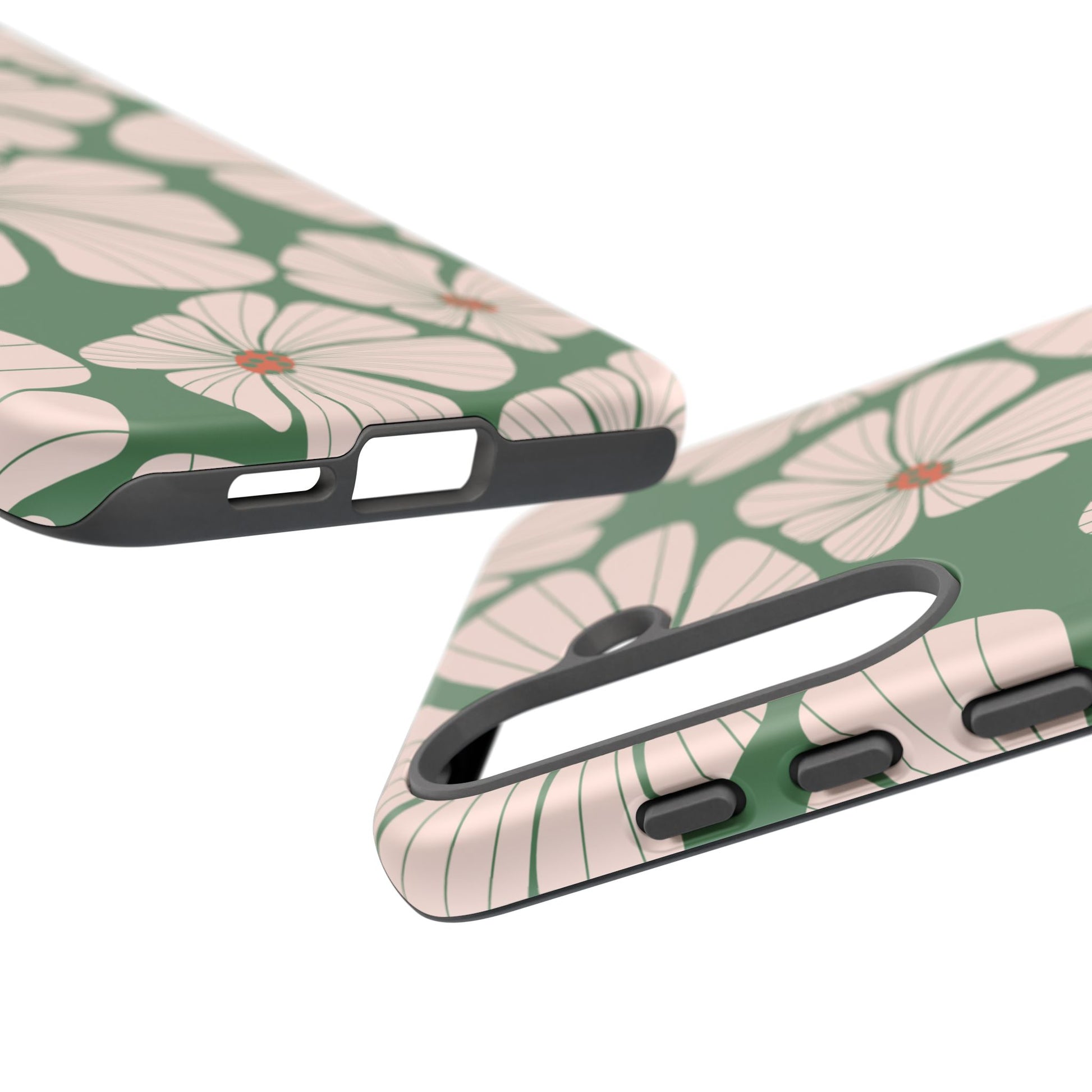 Retro Floral Abstract Phone Case – Vintage 70s & 80s Aesthetic for iPhone & Samsung - JGUS