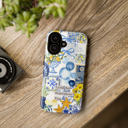 Lemon summertime collage Phone Case