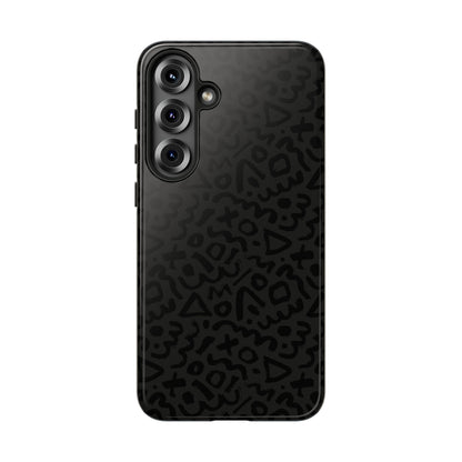 Retro Geometric Vibes Phone Case – 80s 90s Vintage Abstract Pattern for iPhone & Samsung - JGUS