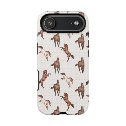 Wild Mustang Horse Pattern Phone Case – Stylish, Protective & Eco-Friendly - JGUS