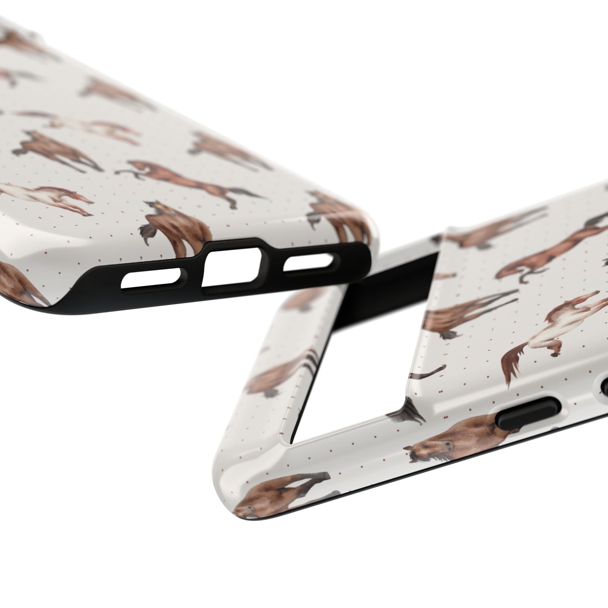 Wild Mustang Horse Pattern Phone Case – Stylish, Protective & Eco-Friendly - JGUS