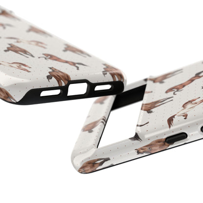 Wild Mustang Horse Pattern Phone Case – Stylish, Protective & Eco-Friendly - JGUS