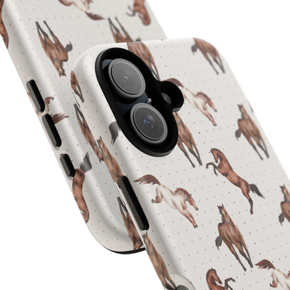 Wild Mustang Horse Pattern Phone Case – Stylish, Protective & Eco-Friendly - JGUS