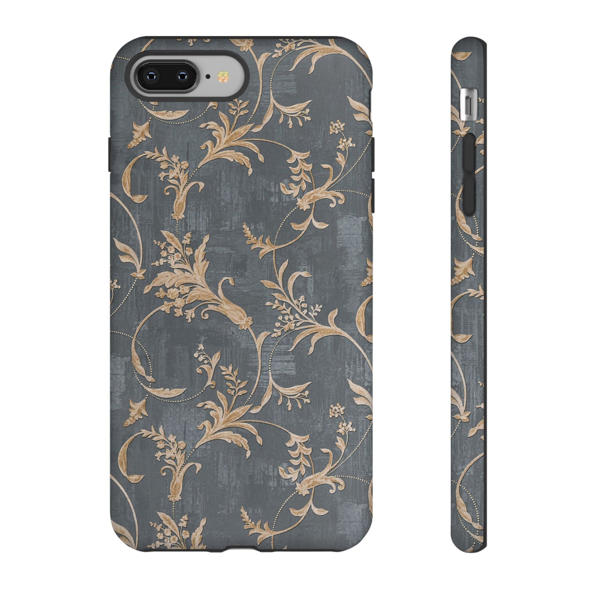 Old-Fashioned Flower Phone Case – Aesthetic Protective Cover for iPhone & Samsung - JGUS