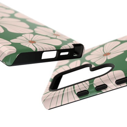 Retro Floral Abstract Phone Case – Vintage 70s & 80s Aesthetic for iPhone & Samsung - JGUS