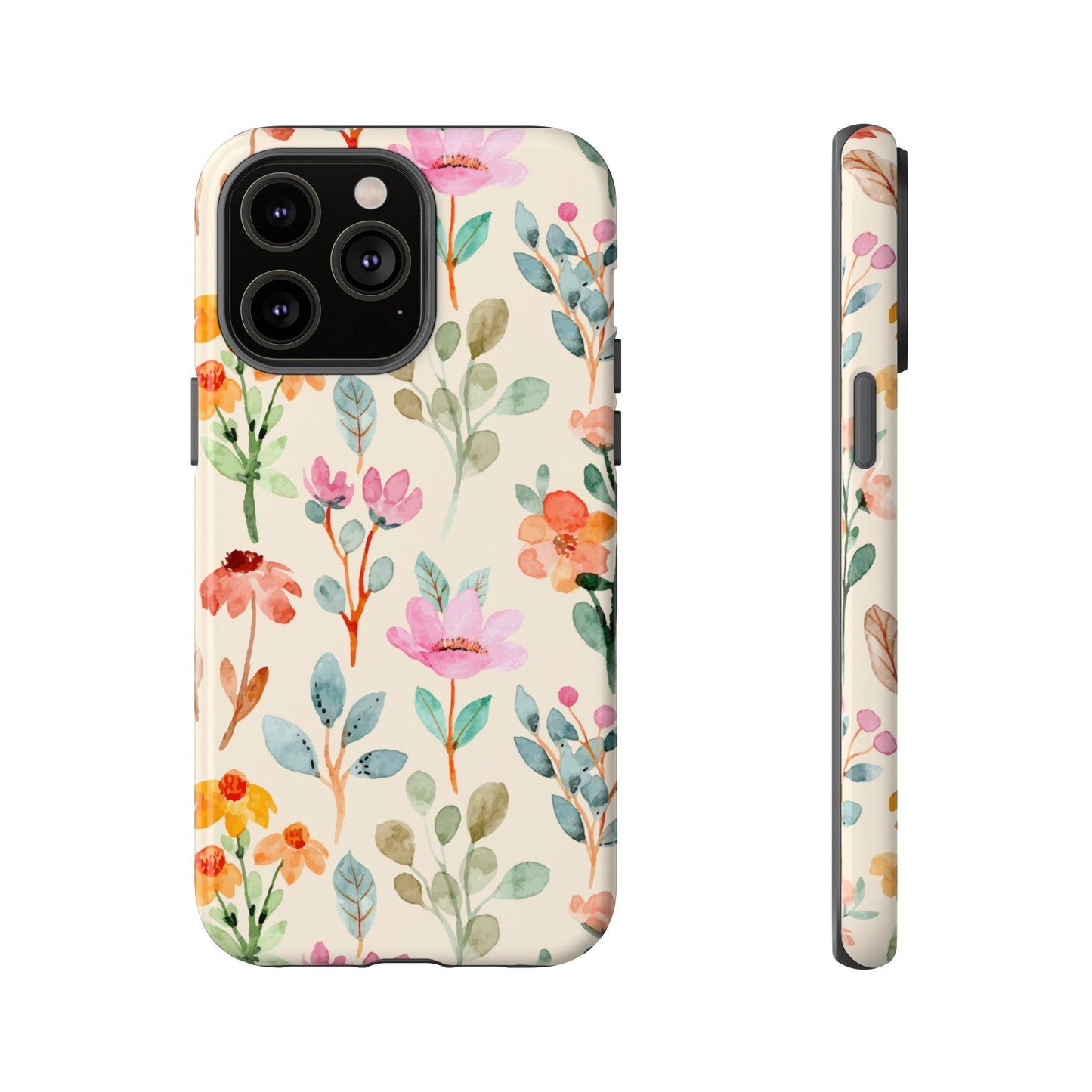 Petal Splash Watercolor Symphony Phone Case