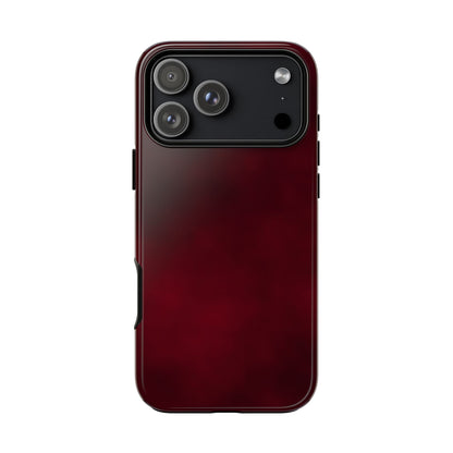 Vintage Burgundy Cherry Phone Case – Elegant Floral Design for iPhone 17 & Samsung Galaxy | Tough Protective Cover - JGUS