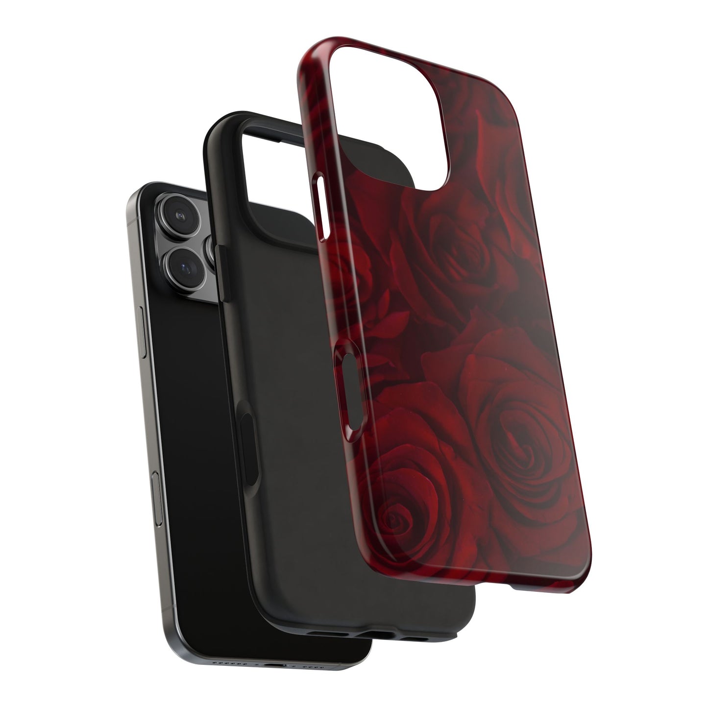 Velvet Rose - Burgundy Floral Phone Case